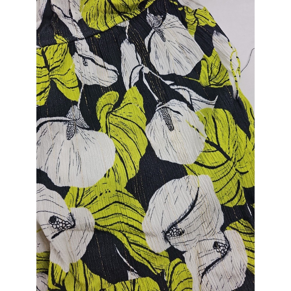 Trixxi Women's Tropical Maxi Dress Green Sz XL  Sleeveless Boho Sundress - Picture 7 of 10